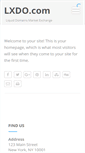Mobile Screenshot of lxdo.com